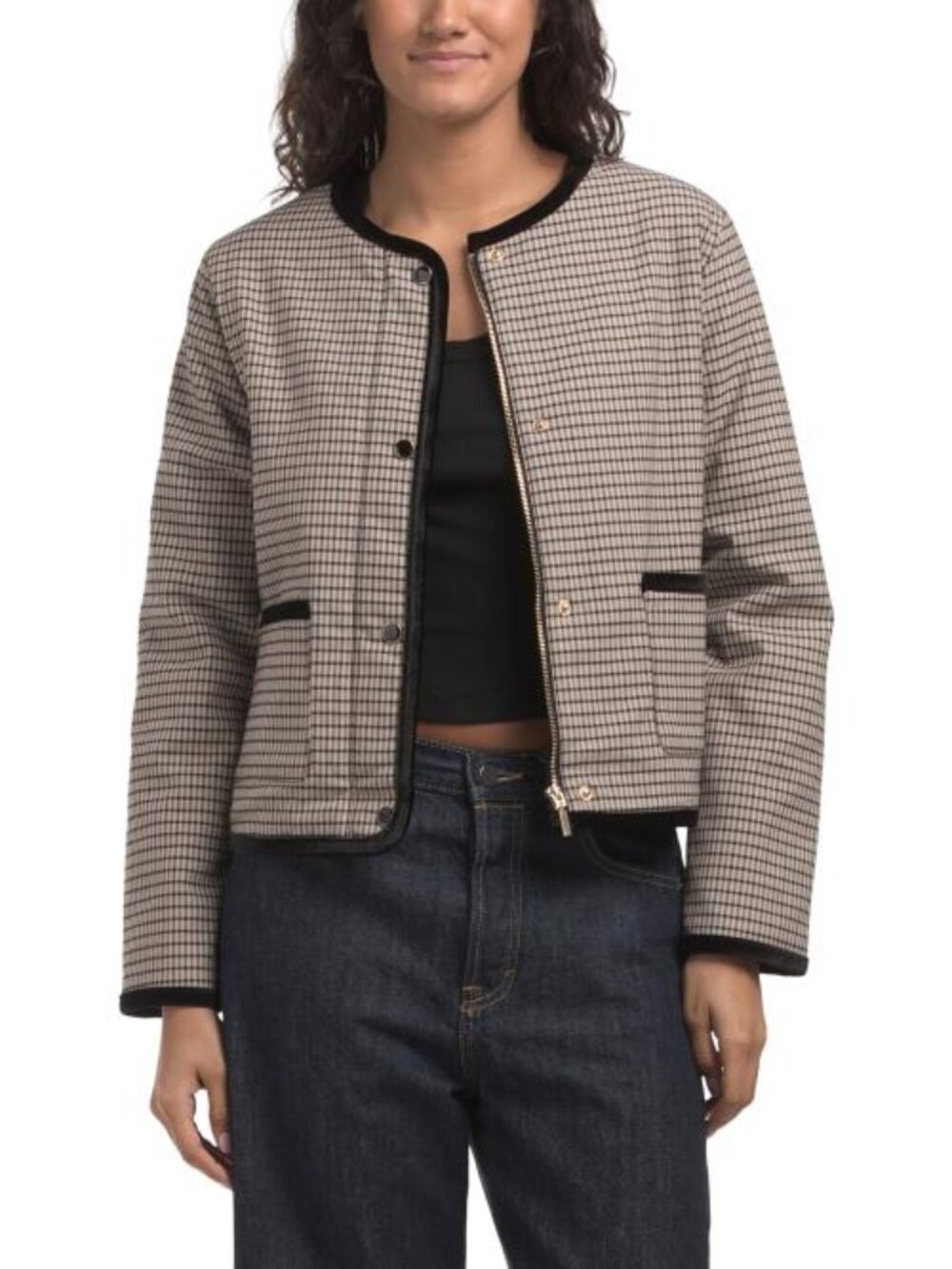 RACHEL ZOE Padded Long Sleeve Jacket